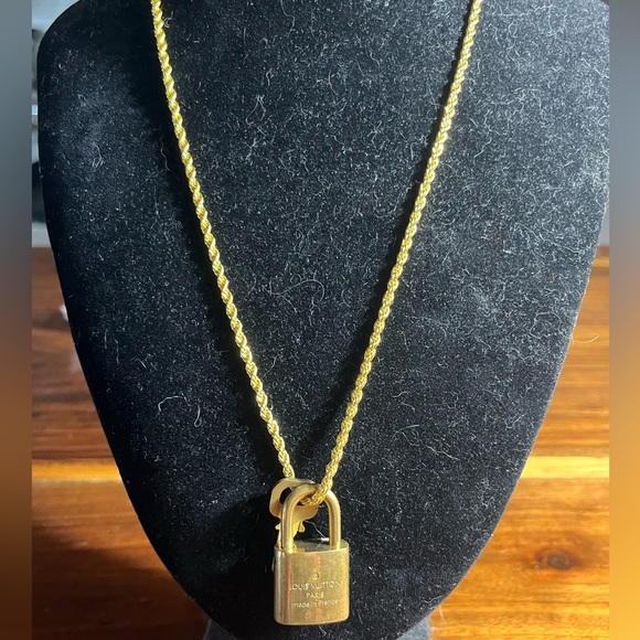 Louis Vuitton Gold Key Pendant Necklace - Picture 1 of 8